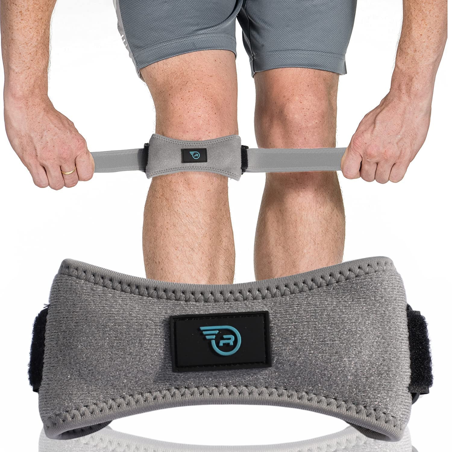 Patella Knee Strap for Enhanced Patellar Tendon Support | Adjustable Fit for Men and Women | Effective Relief for Knee Pain Associated with Arthritis, Basketball, and Weightlifting