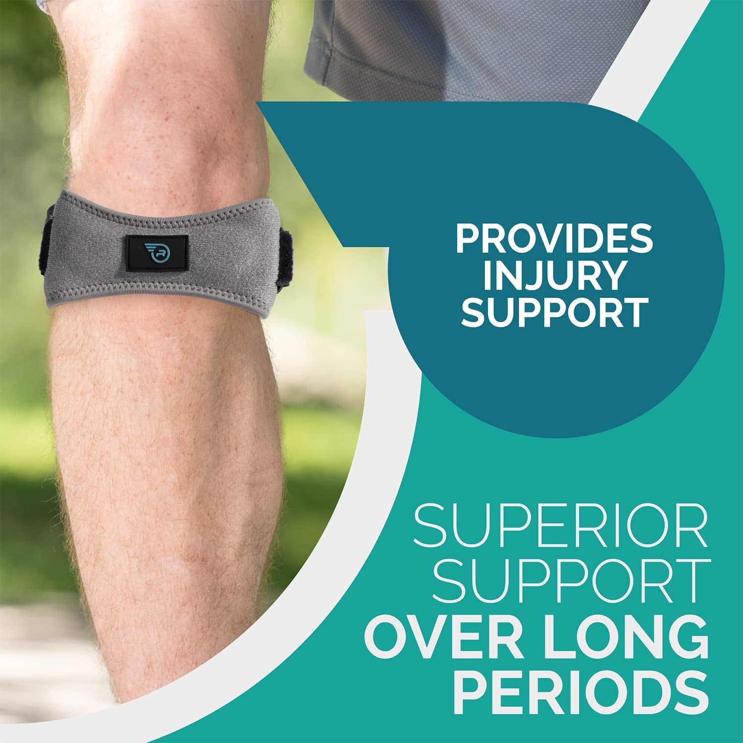 Patella Knee Strap for Enhanced Patellar Tendon Support | Adjustable Fit for Men and Women | Effective Relief for Knee Pain Associated with Arthritis, Basketball, and Weightlifting